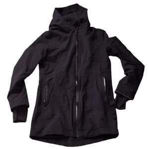 IviVva By Lululemon Blacke Hooded Jacket Size 14